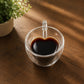 Heart-shaped Starbucks Double Glass Espresso Cup 100ml