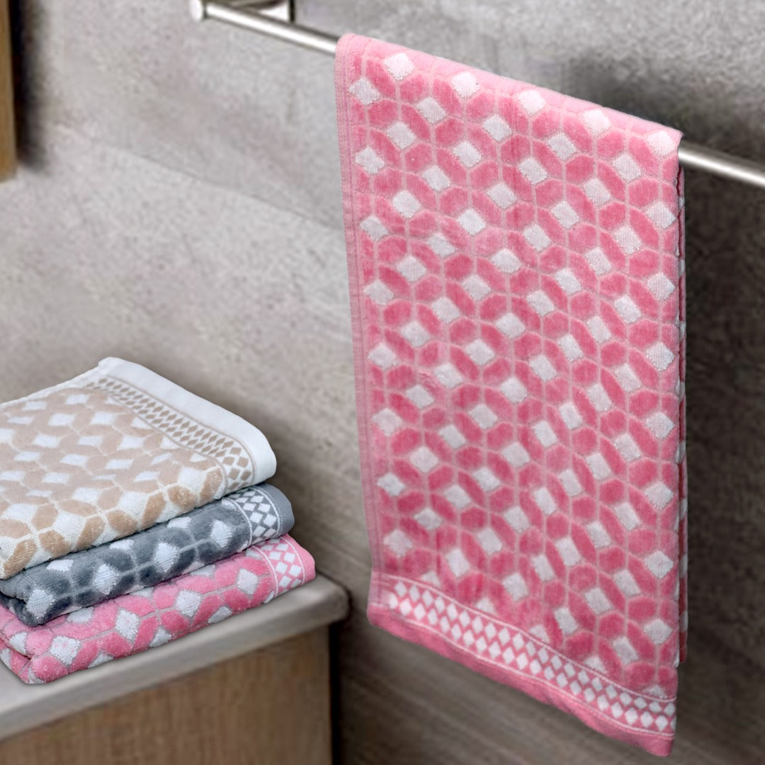 Tiles Cotton Face Towel