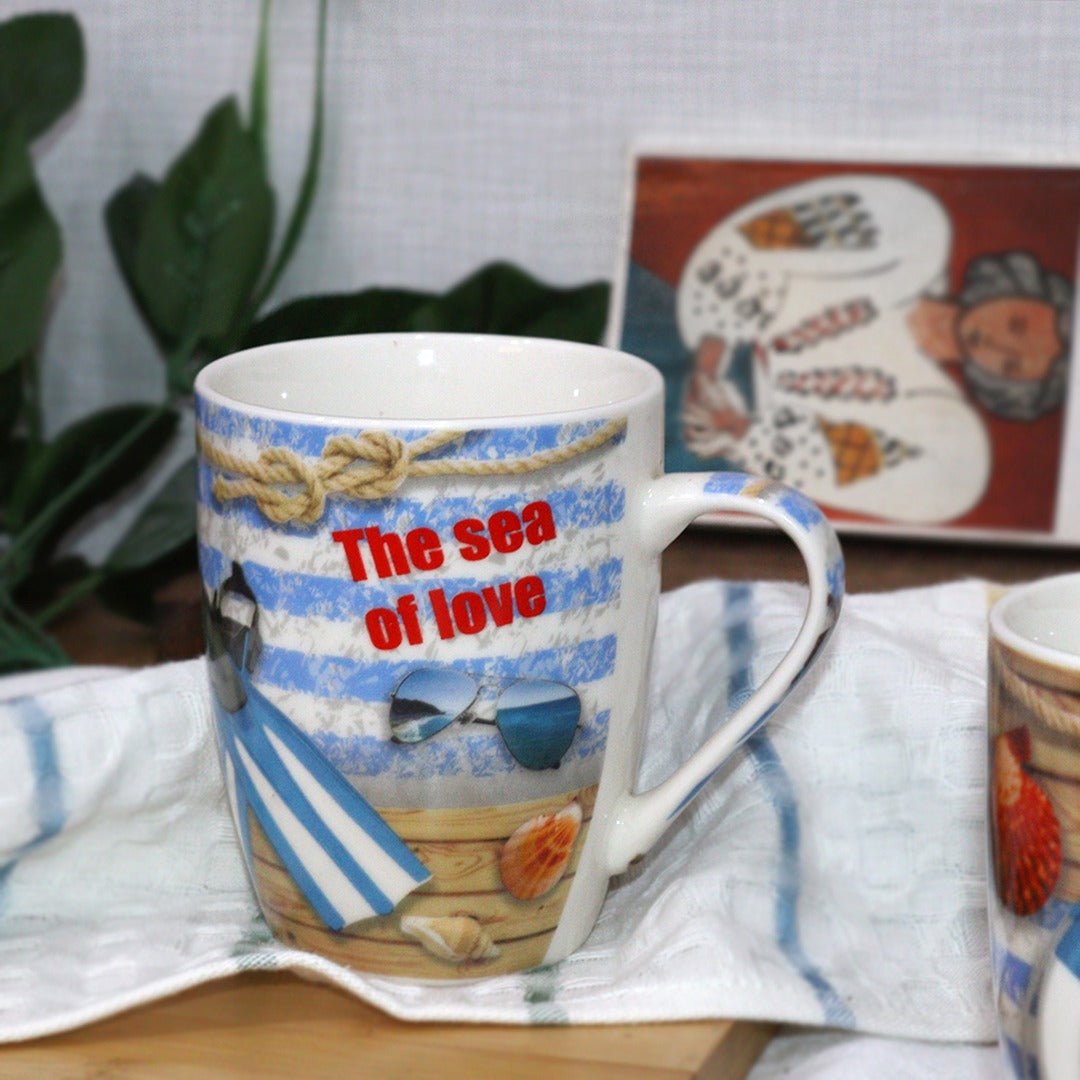 The Sea of Love Porcelain Mugs