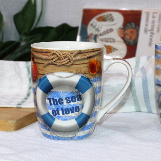 The Sea of Love Porcelain Mugs