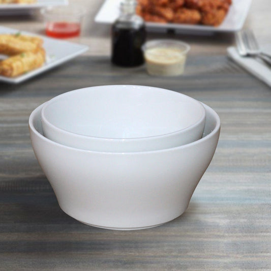 Simple White Porcelain Bowls