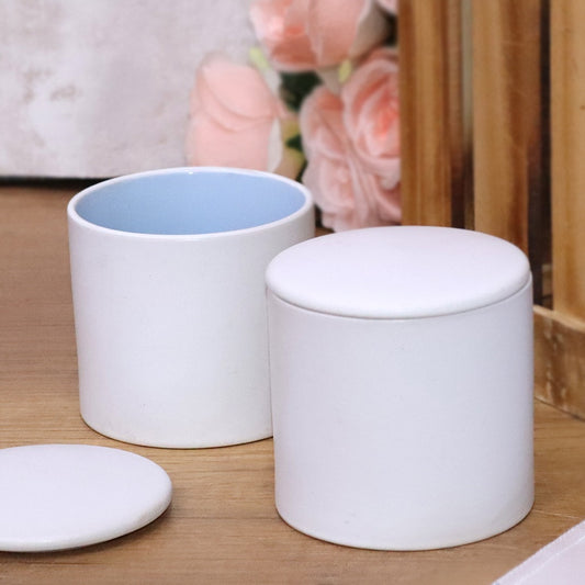 White Ceramic Jar
