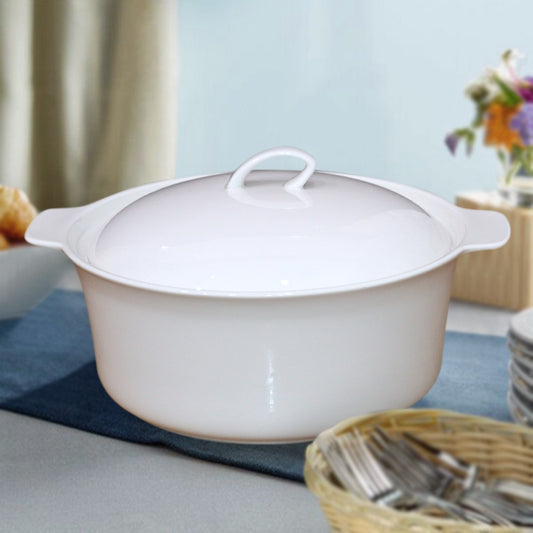 White Porcelain Big Soup Tureen