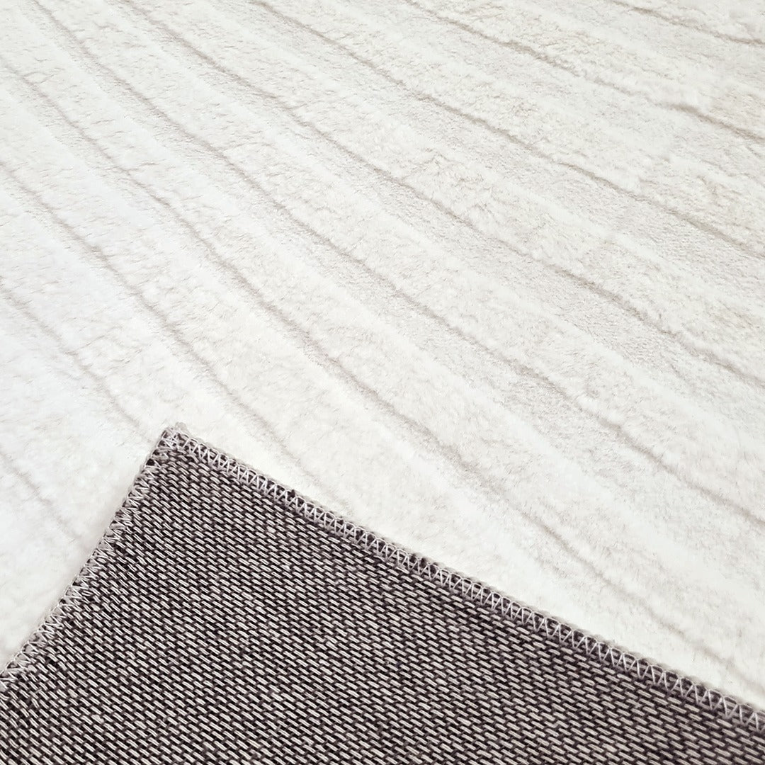 White Waves Fur Carpet (Available in 5 sizes)