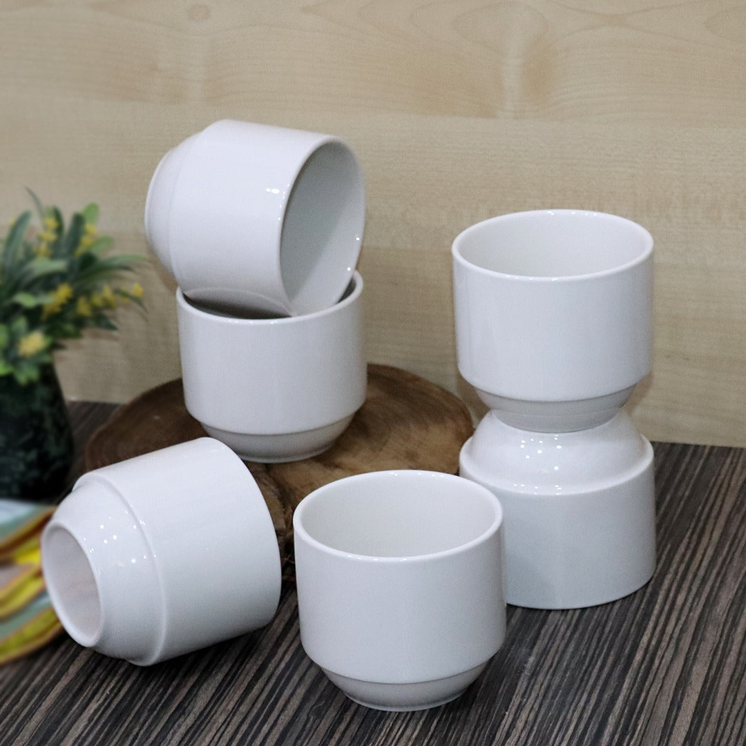 Small White Porcelain Bowl (6pcs)