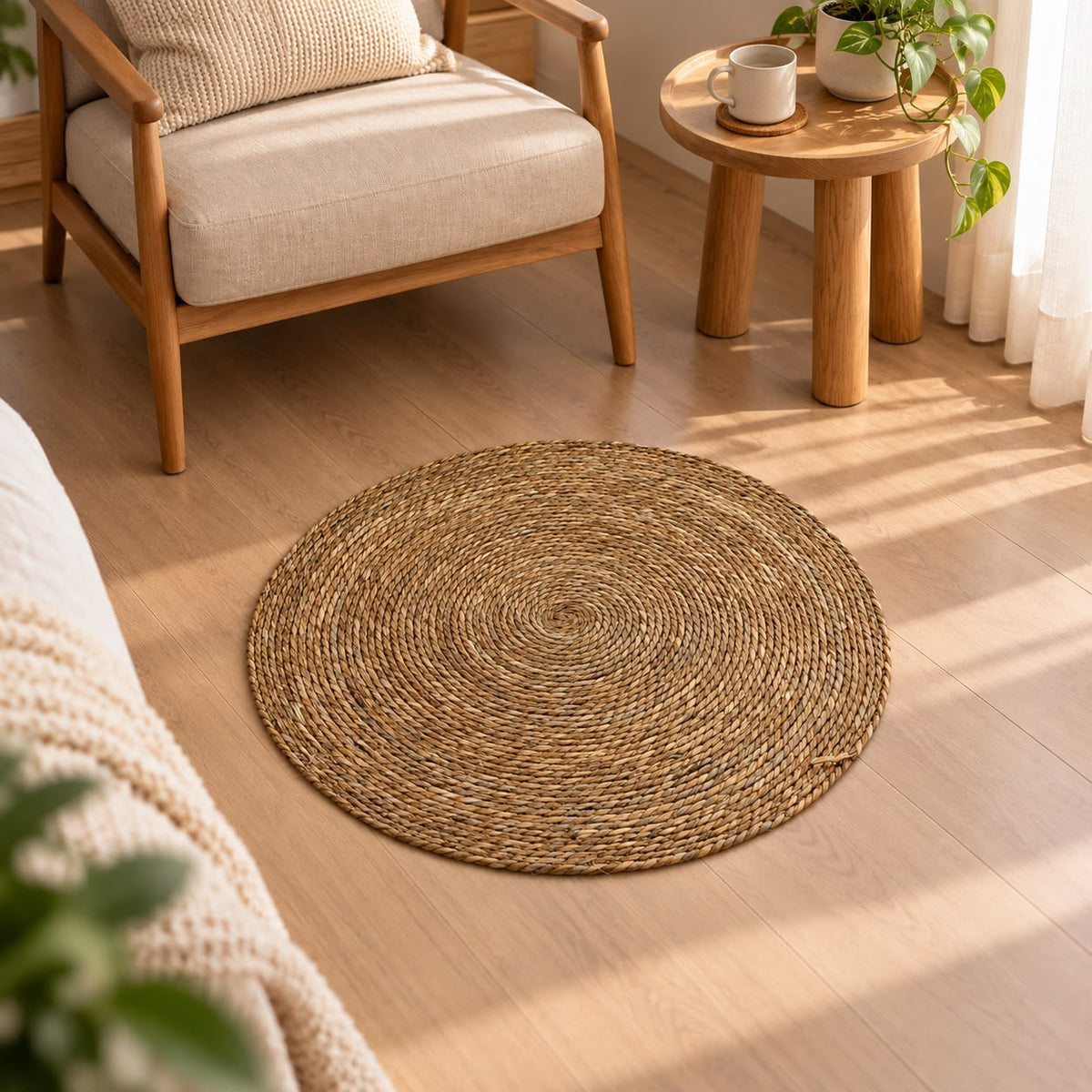 Woven Round Floor Mats (Available in 3 sizes)