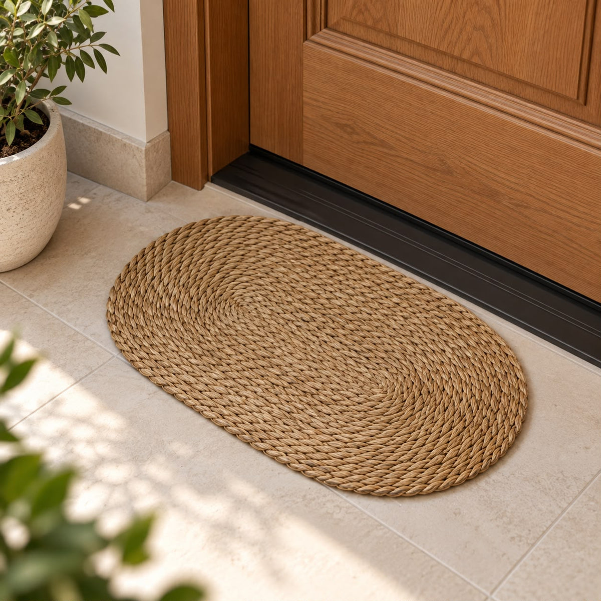 Woven Oval Floor Mats (Available in 2 sizes)