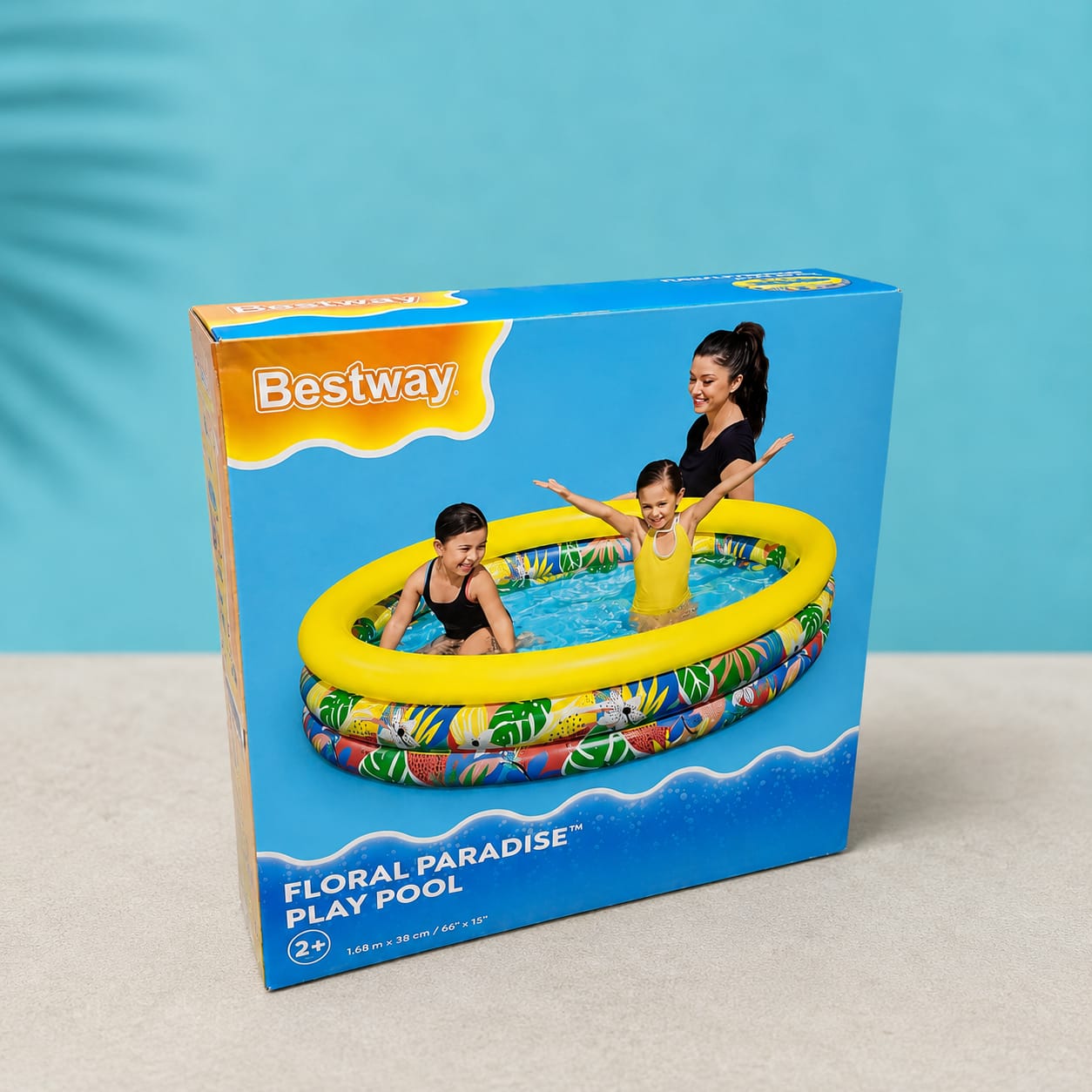 Yellow Kids Play Pool (Ages 2+)
