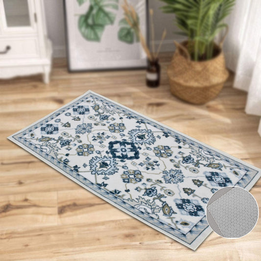 Beige & Blue Carpet (Available in 2 sizes)