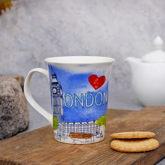 London Porcelain Mugs