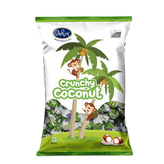 Oshon Crunchy Coconut Candy 400g (100pcs) (Buy 1 Get 1 FREE)
