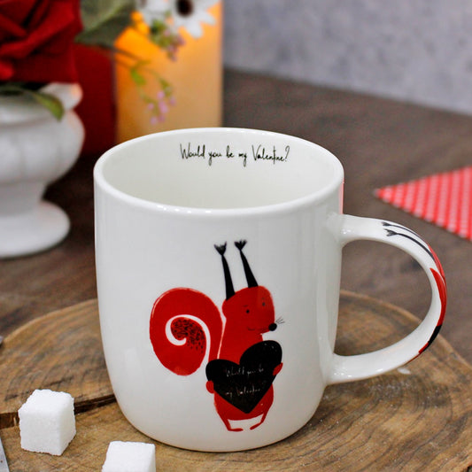 Would You Be My Valentine Porcelain Mug